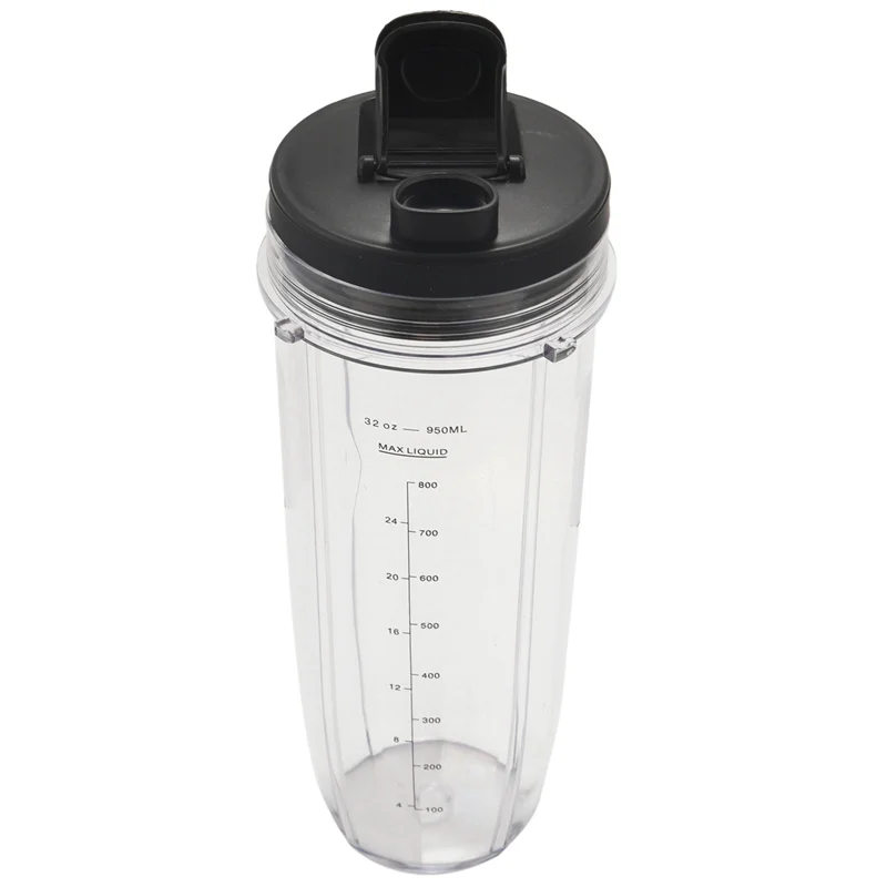 A20M 2X Juicer Accessories 32OZ Cup And Spout Lid For Ninja BL480 / BL490 / BL640 / BL680 Auto IQ Series Juicer