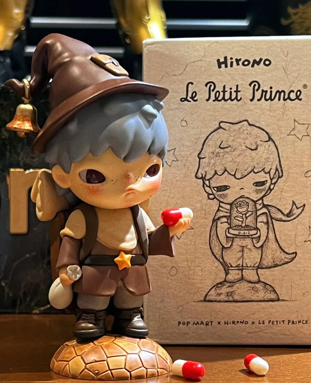 Oryginalny Popmart Hirono Le Petit Prince Seria Blind Box Torebka Niespodzianka Figurka Anime Ozdoby Kolekcja Prezent Urodzinowy dla Dzieci na Boże Narodzenie