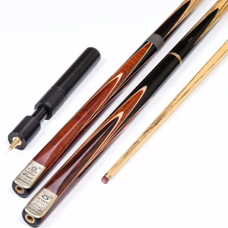 Factory sales Best Quality 3/4 joint cue ash wood snooker cue 9-13mm tip  CLS-C01 hand made billiard cue