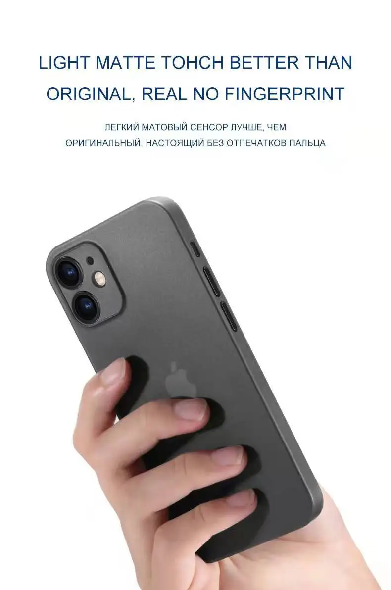 0.2MM Ultra Thin Case For iphone 13 14 15 Pro Max 12 Mini 11 X XR XS Max Cover For iphone SE 2020 2022 7 6 8 Plus Hard PC Case