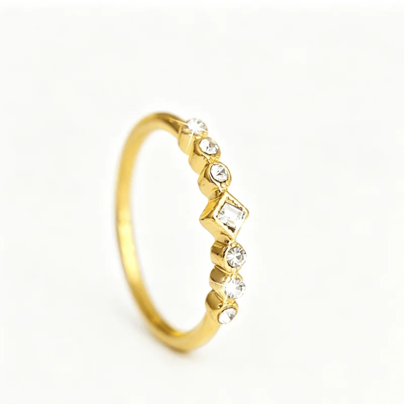 Princess Style Retro Rice Bead Edge Exquisite Craftsmanship Women's Ring Suitable for Daily and Holiday Gifts Women's Jewelry