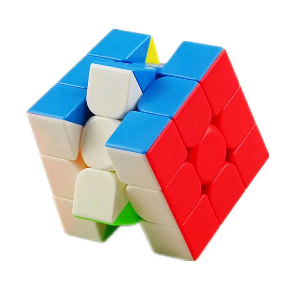 Moyu cubing ห้องเรียน Meilong 3x3 3C ไม่มีสติ๊กเกอร์เวทมนตร์3ชั้นความเร็วของเล่นปริศนามืออาชีพสำหรับเด็ก