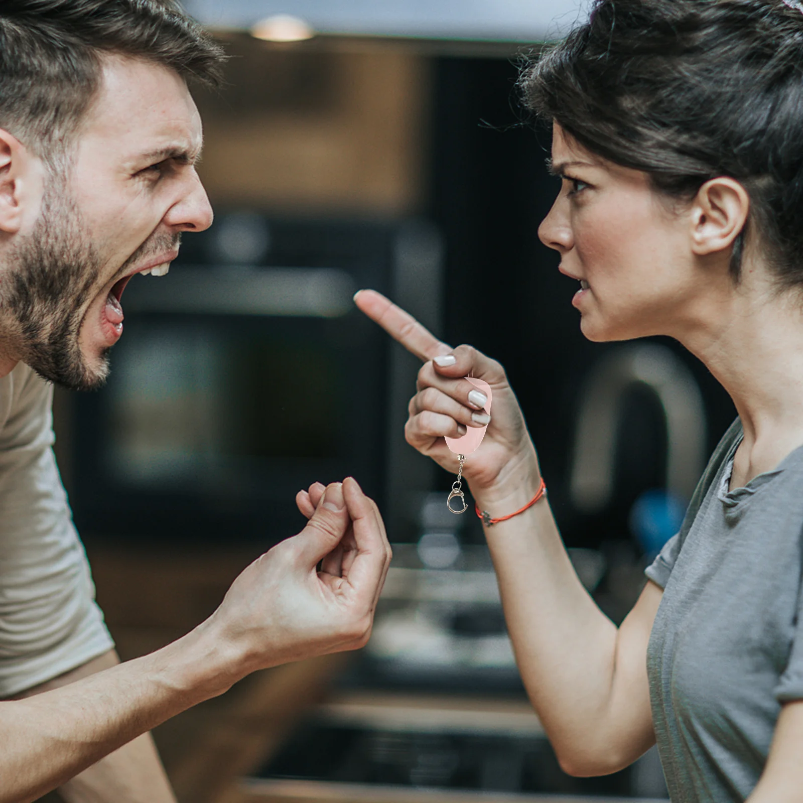 إنذار أمان شخصي، إنذار أمان للطوارئ للنساء، ضوء LED مدمج للجري الليلي والمشي والتخييم والكلاب #1