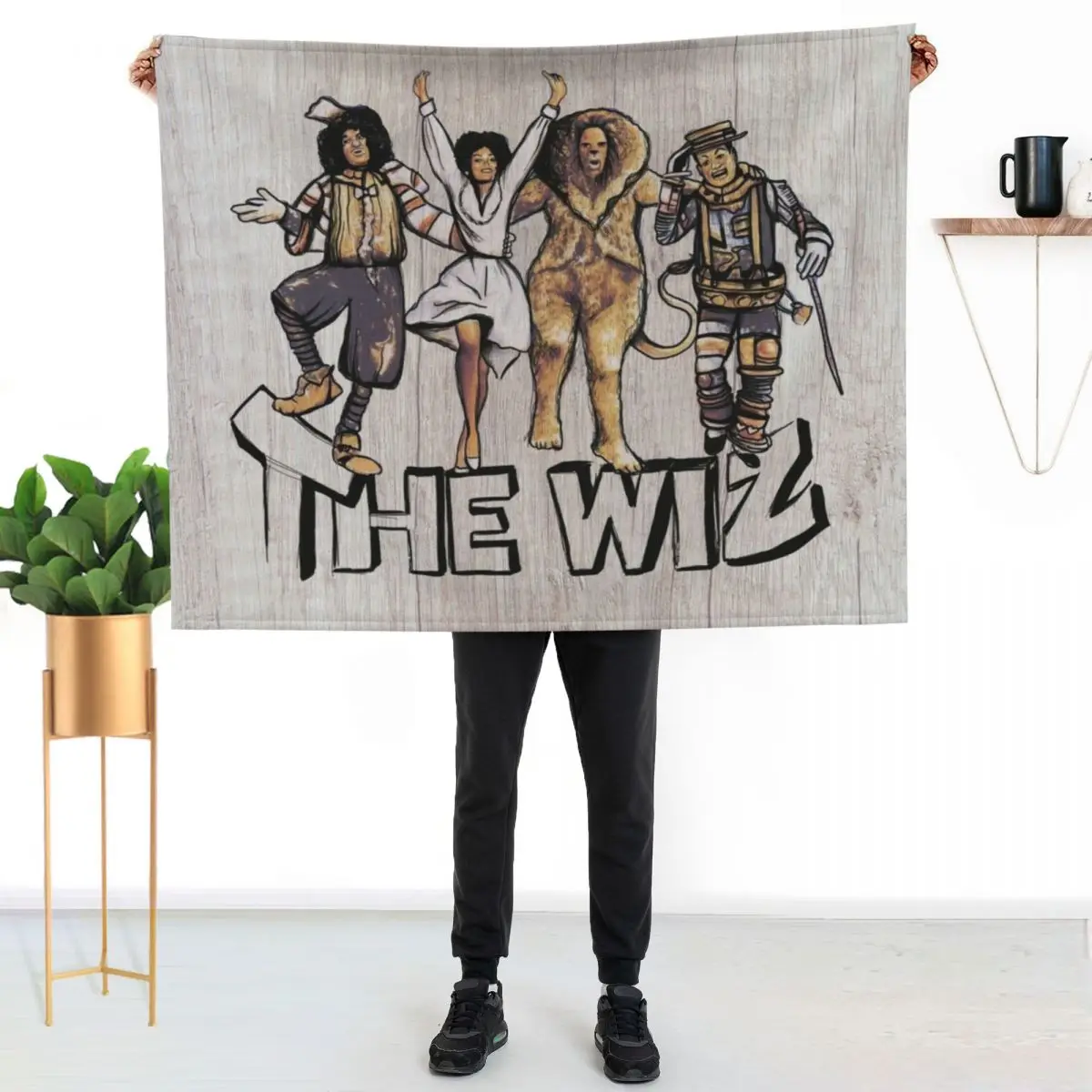 

The Wiz Y'all Throw Blanket Luxurious Soft Fuzzy Blanket for Sofa Bed