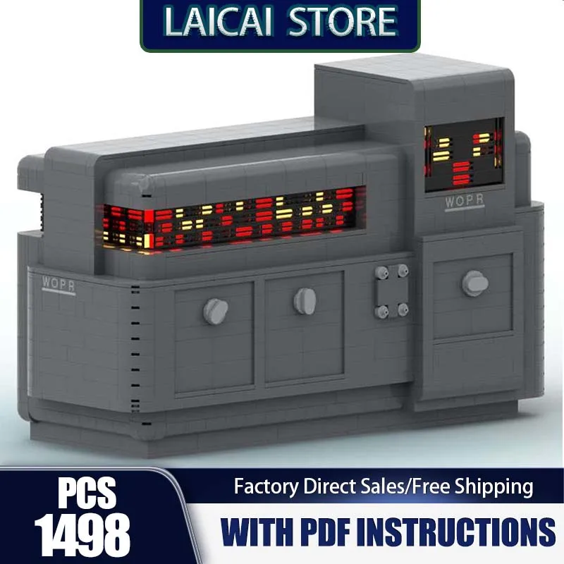 Estrela filmes modelo moc tijolos de construção supercomputador modelo tecnologia blocos modulares presentes brinquedos natal diy conjuntos montagem