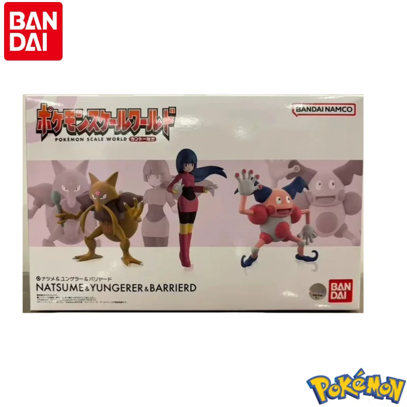 

В наличии оригинальная фигурка Bandai, 100% натуральная фигурка Pokemon Sabrina Kadabra Mr Mime, модель, украшения, статуя, праздничные подарки, аниме-игрушки