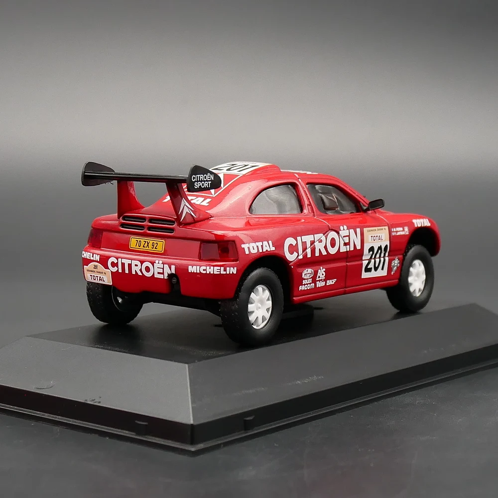 Ixo 1:43 Citroen ZX Rallye Raid 1996 Diecast Car Model Metal Toy Vehicle