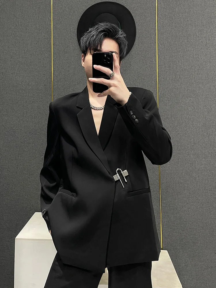 

Повседневный мужской белый пиджак для свадьбы: дизайнерская модель премиум-класса, модная и стильная верхняя одежда для весны, осени и зимы