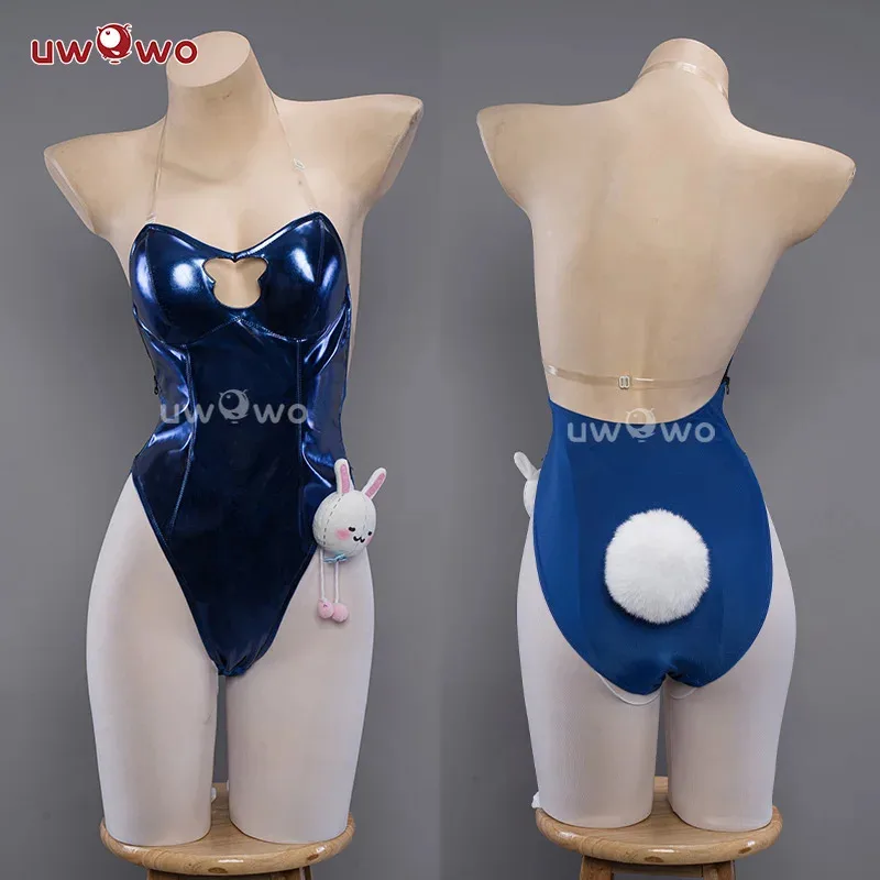 Qq28LQIN STOCK UWOWO Game AzuRr Lanee USS Laffey Bunny Косплей Костюм Платье Женская праздничная одежда Униформа Наряды
