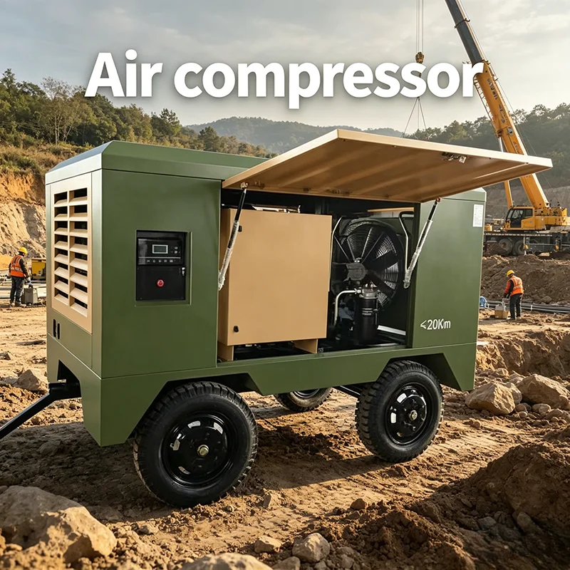 Air Compressor One-stage Variable Frequency Compression air Compressor, air Dryer, China Factory, Source Production
