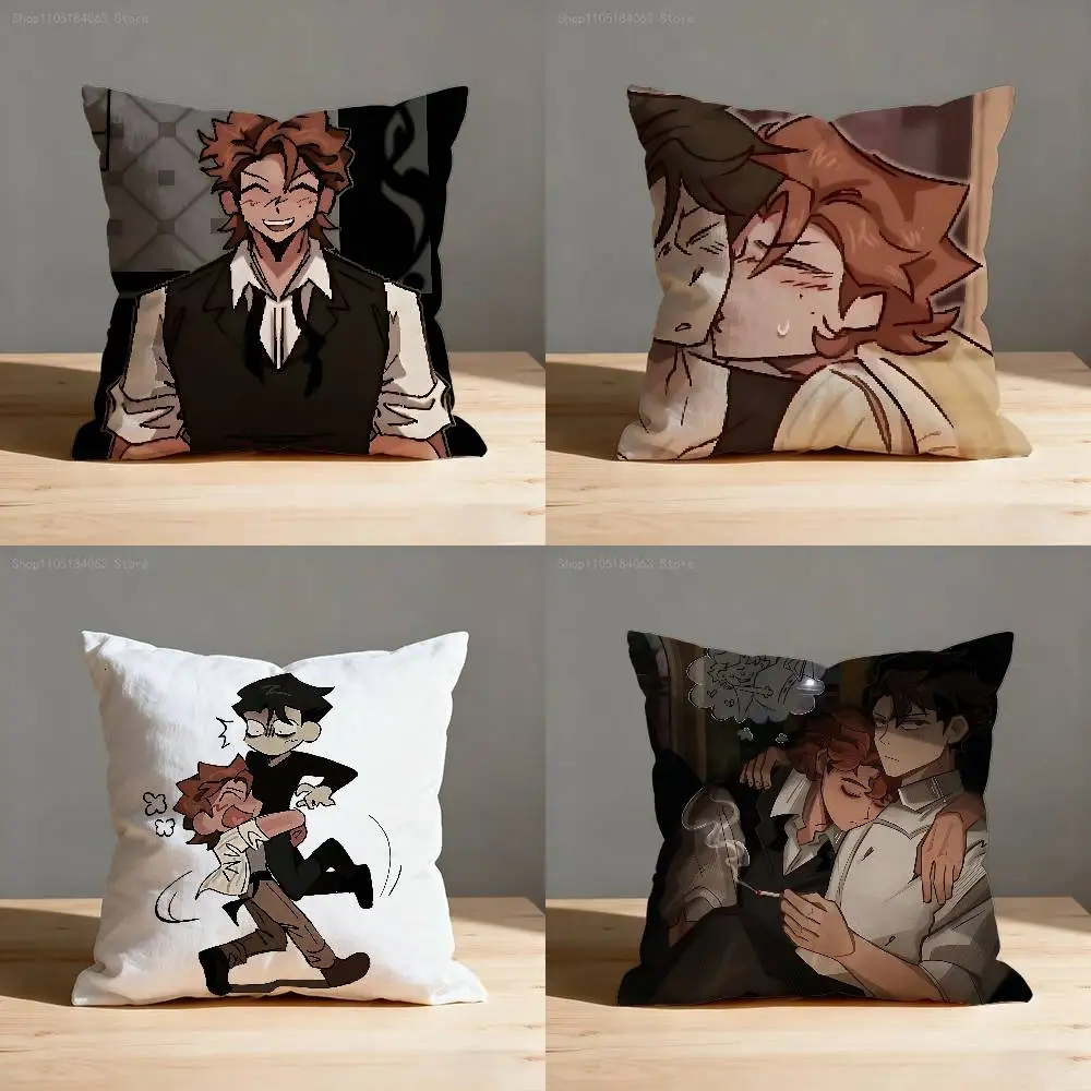 

Vincent Rody Dead P-Plate Pillow Case Print Polyester Fiber 40X40 cm Home Sofa Throw Cushion Cover Decoration