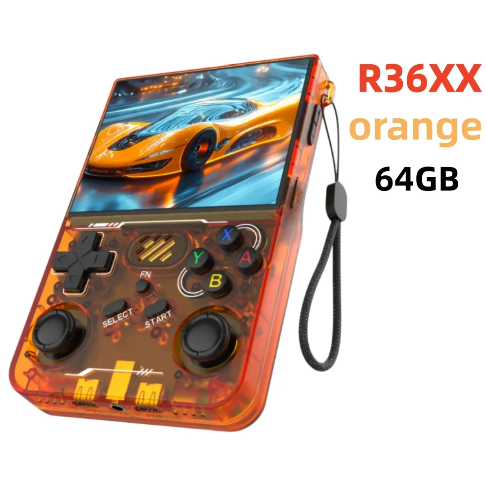 R36S Retro R36 Ultra Handheld Videogameconsole IPS Scherm 128GB Spellen Draagbare Pocket Player Linux Systeem R36XX PRO