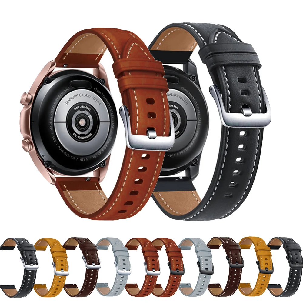 22Mm Leather Watch … - image