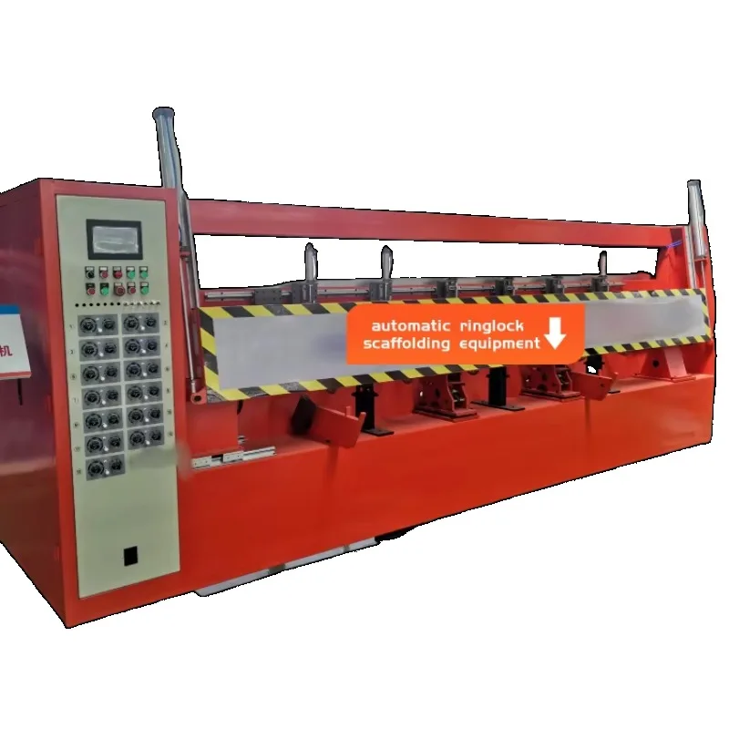 YG Customized Automatic Scaffolding Ring Lock Welding Machine Seam Welding Equipment PLC Essential Gear For Scaffolding Product