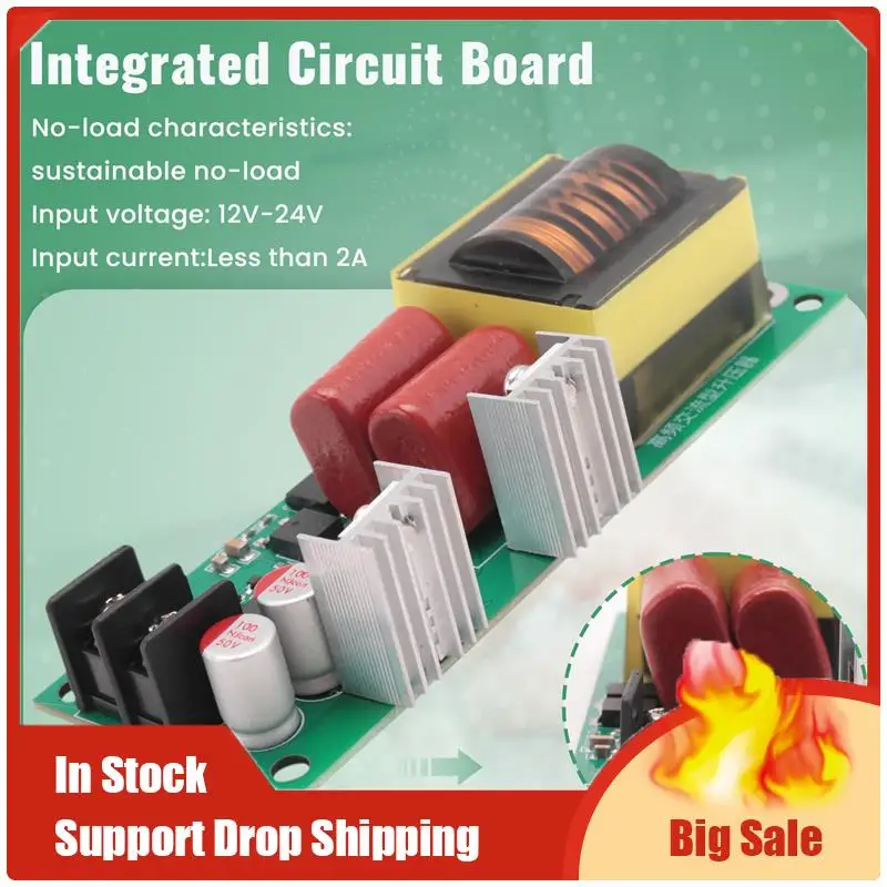 أفضل العروض 12 فولت/24 فولت إلى 1KV/2KV عالية التردد التيار المتناوب الناتج الداعم العاكس الإلكتروني وحدة الجهد العالي مضاعف مجلس سائق