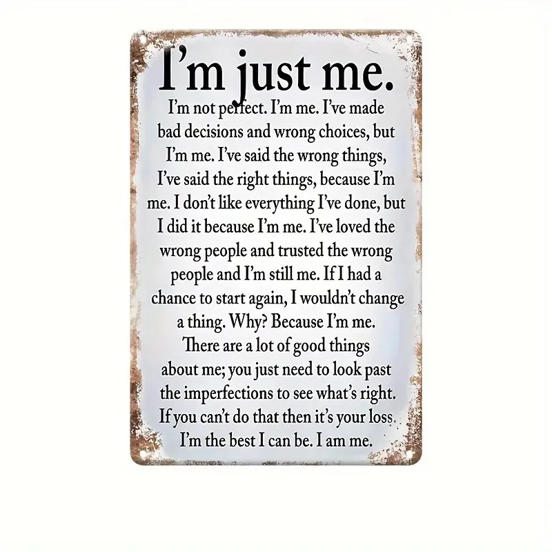 

Chic Vintage-Inspired Metal Sign - Waterproof & Weatherproof, Ideal for Bars, Cafes, Garages & More - Easy Hang Black