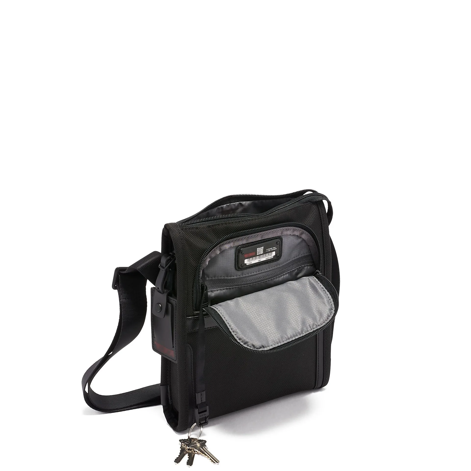 Reistas voor heren, compacte nylon crossbody met slijtvaste en waterafstotende stof 2203110D3
