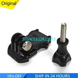 Original Short Quick Buckle Clip Basic Base Mount +Scew for GoPro HD Hero 12 11 10 9 8 7 6 5 4 3 3+ Fusion Max Session Camera