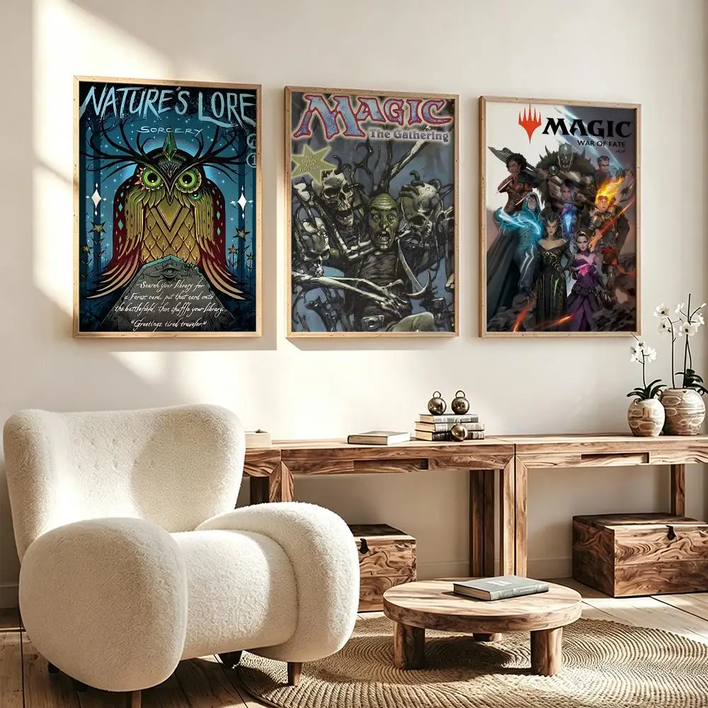 Modern Aesthetic Wall Art Poster game Magic: The Gathering Poster for Office Home Decor Interior Large Wall Picture Print