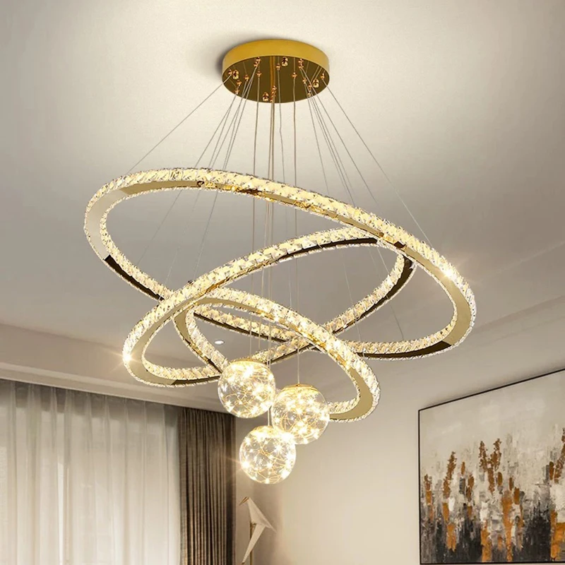 

Home Decorationpendant Lights, Luxury Crystal Living Room Chandelier, Dining Room Pendant Lamp, Ceiling Light, Indoor Lighting