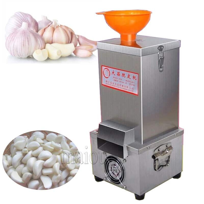 

Electric Garlic Peeler Automatic Garlic Peeling Machine Stainless Steel Fast Garlic Peel Commercial Garlic Peeler