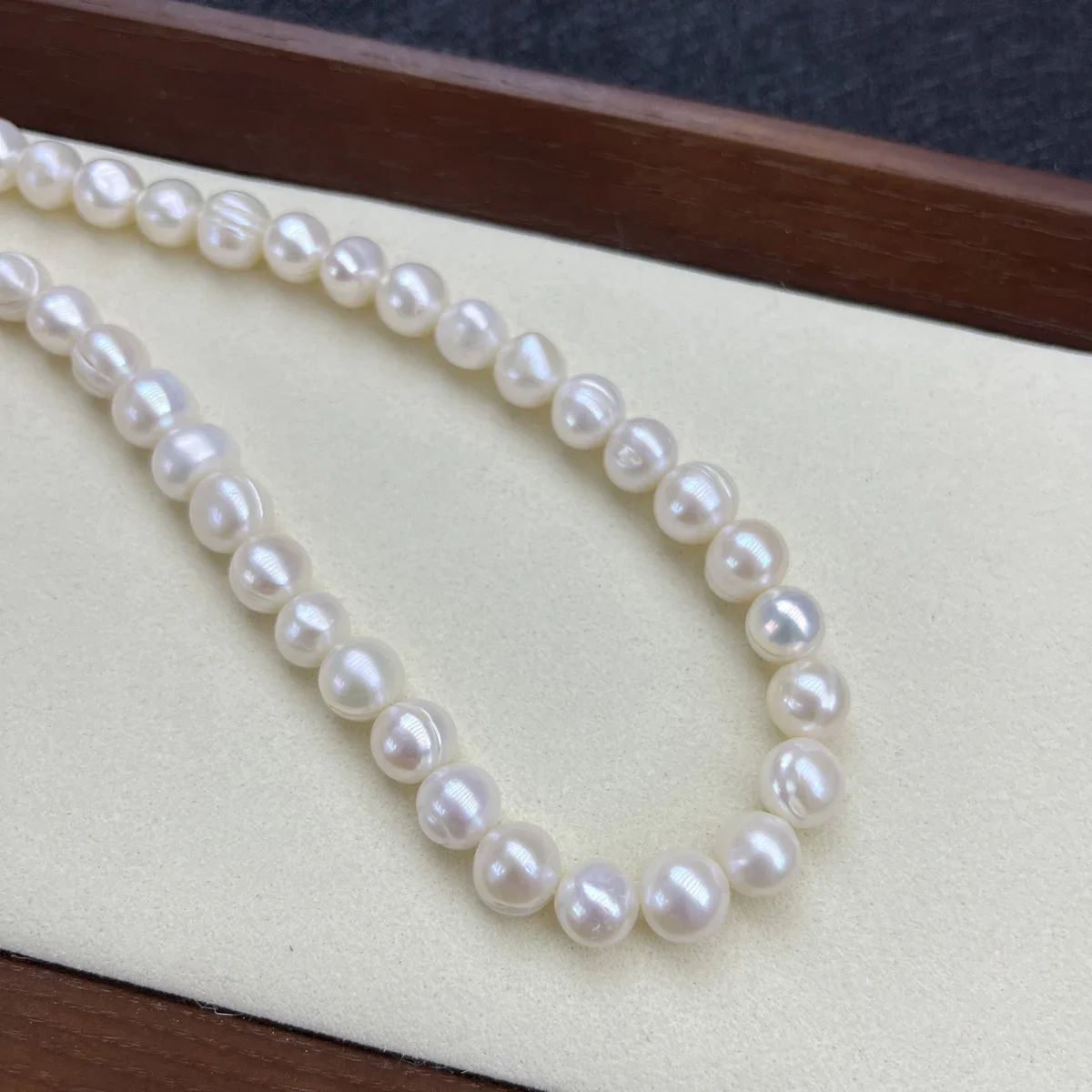 10-11 مللي متر AAA نظيفة لؤلؤ المياه العذبة الطبيعية جولة الخرزة صنع المجوهرات عقد دي اي واي سوار النساء هدية الزفاف مصنع بالجملة #6