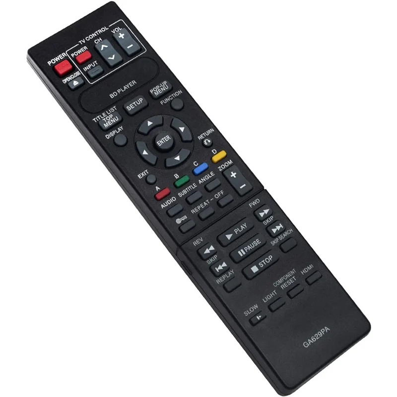 ABWH_GA629PA Remote Control Replacement for Sharp Blu-Ray DVD