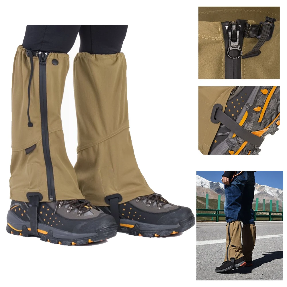 

Ботинки-гетры BROWN для походов с заменяемыми ремнями на подошве, застежками-кнопками и эластичным регулируемым верхом для пустынных трейлов