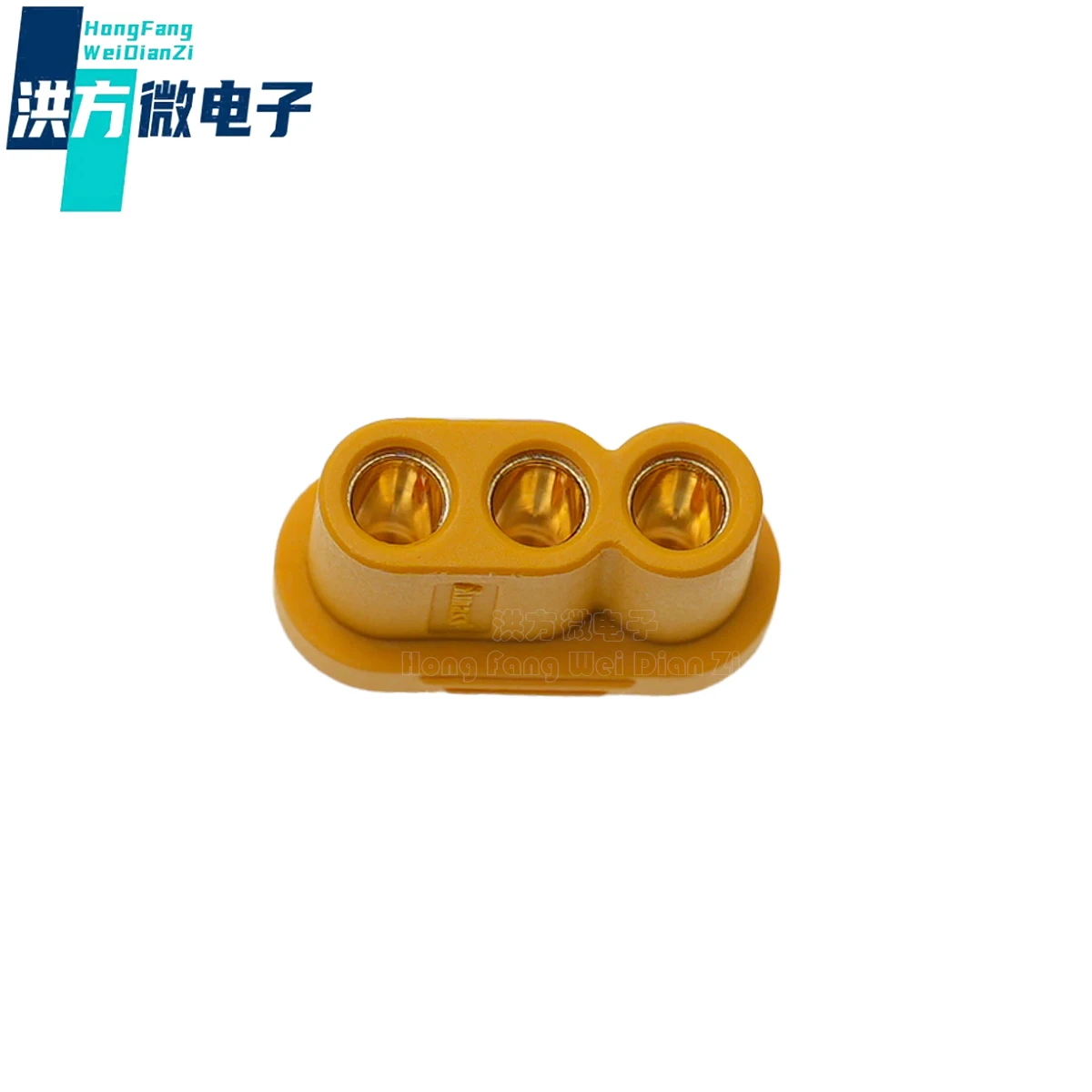 5 PZ originale, spina per aeromodellismo MR60., CONTROLLER/CARGATORE, testa femmina gialla a tre core, DC500V,IP40,PA,30A,UL94V0. MR60-FGY