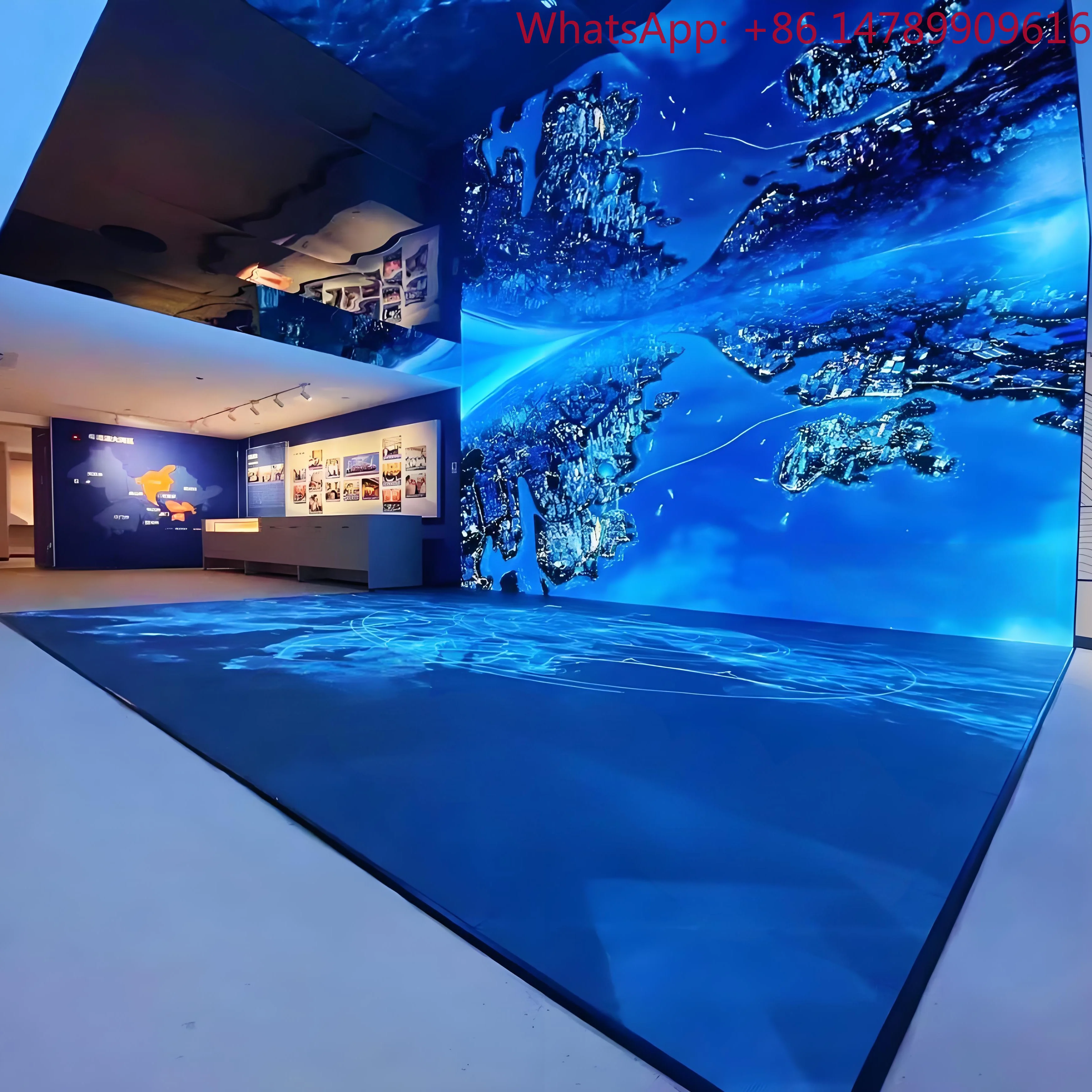 Interactive Sensitive Stage LED Floor Tiles For Dance Parties & Mall Displays High-Resolution 1080P For Frequent Foot TrafficHig