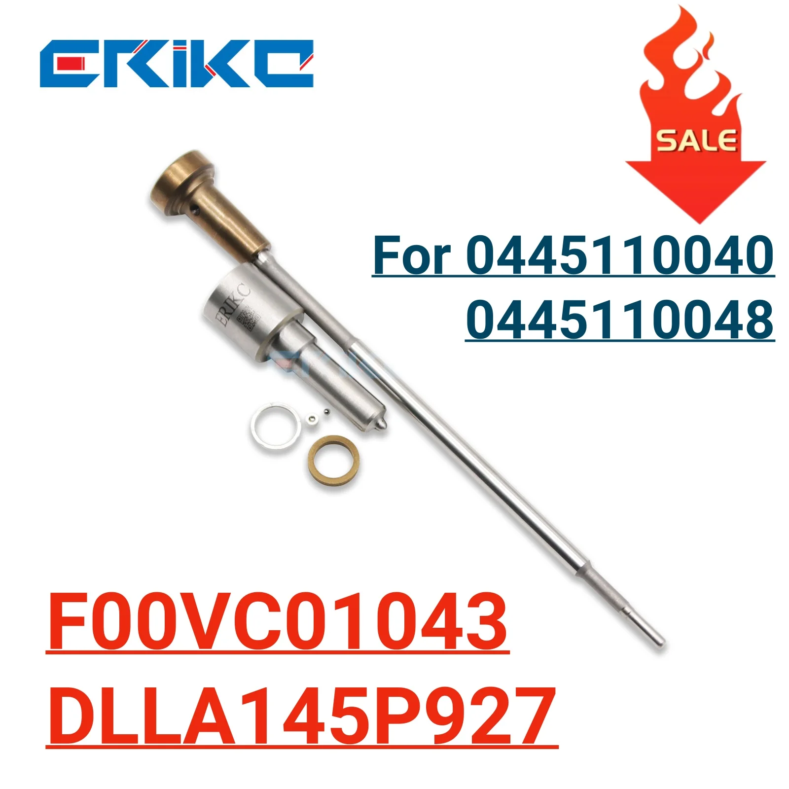 Original Injetor Repair Kit DLLA145P927 Injection Nozzle 0433171617 Commen Rail Valve F00VC01043 for 0445110040 0445110048