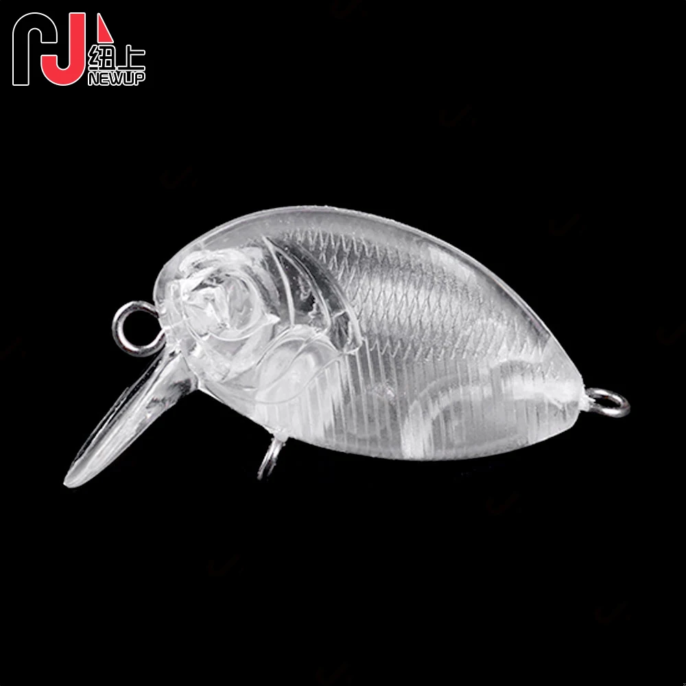 10PCS Blank Nude Baits Crankbait 3.8CM-3.8G Unpainted Fishing Lure Bodies Fishing Wobbler Artificial Wobbler