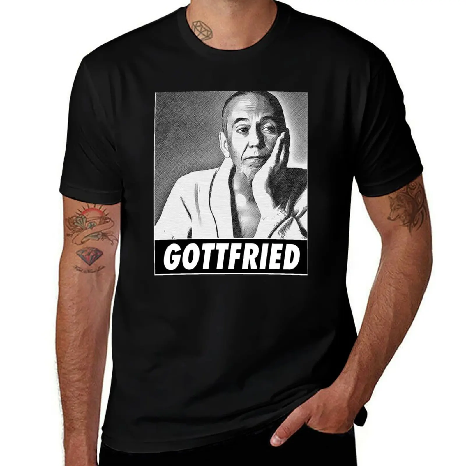 gilbert gottfried RIP v3 T-Shirt Work Outdoor Short Sleeve Tee T-Shirt