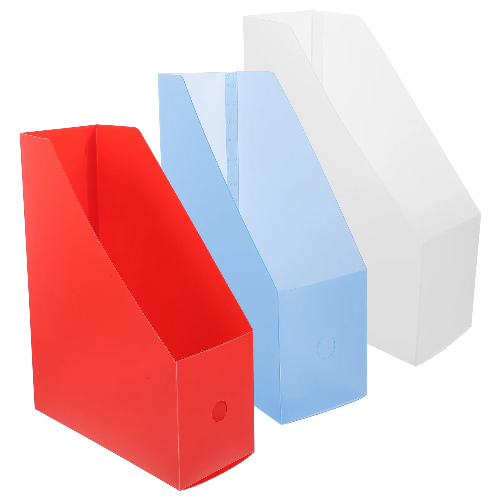 3-個のブックホルダー-マガジンファイルホルダー-つや消し垂直収納ボックス-大容量デスクオーガナイザー-書類用-オフィス用