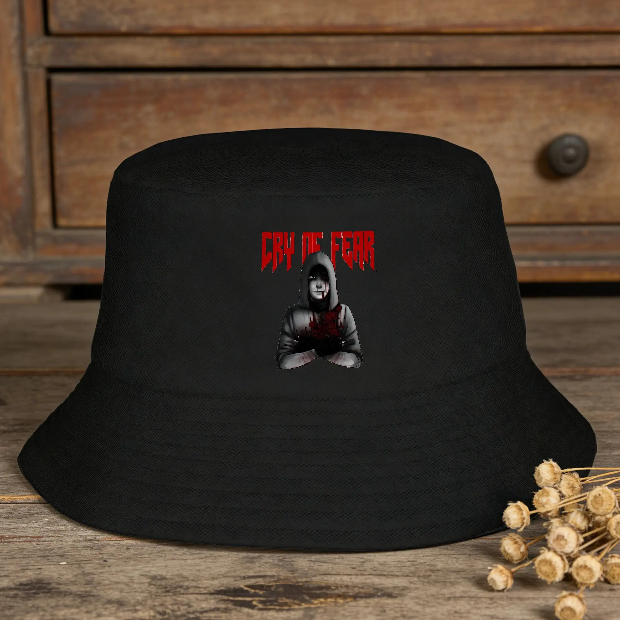 Cry Of Fear   Bucket Hat Summer  Casual Fisherman Hats For Couple Breathable Hunting Caps Hip Hop Graphic Visor Hats