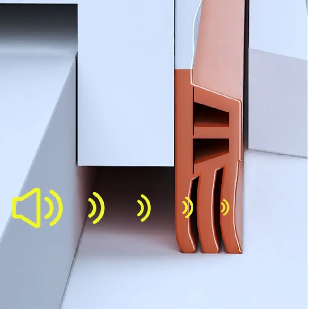 Pita Penyegel Jendela Geser Anti Angin Anti Debu Kedap Suara Kedap Air Pita Penyegel TPE Perekat Sendiri Penyekat Celah Jendela