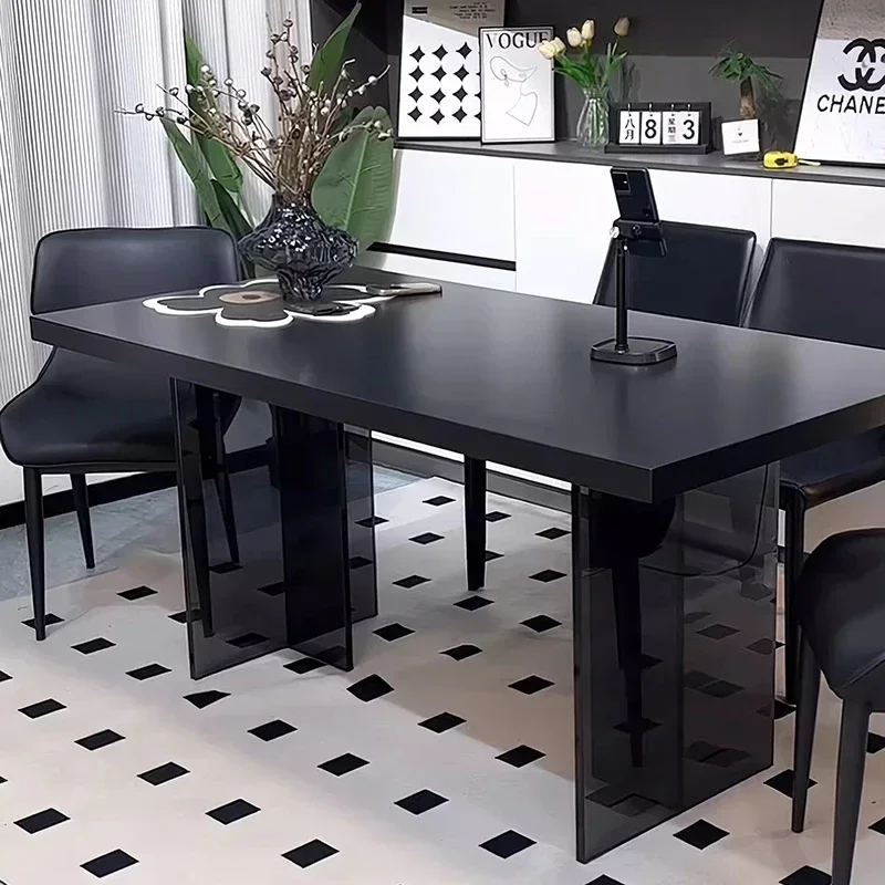 

For Office Designer Dining Table Service Writing Center Console Dining Table Modern Nordic Chairs Muebles Commercial Furniture