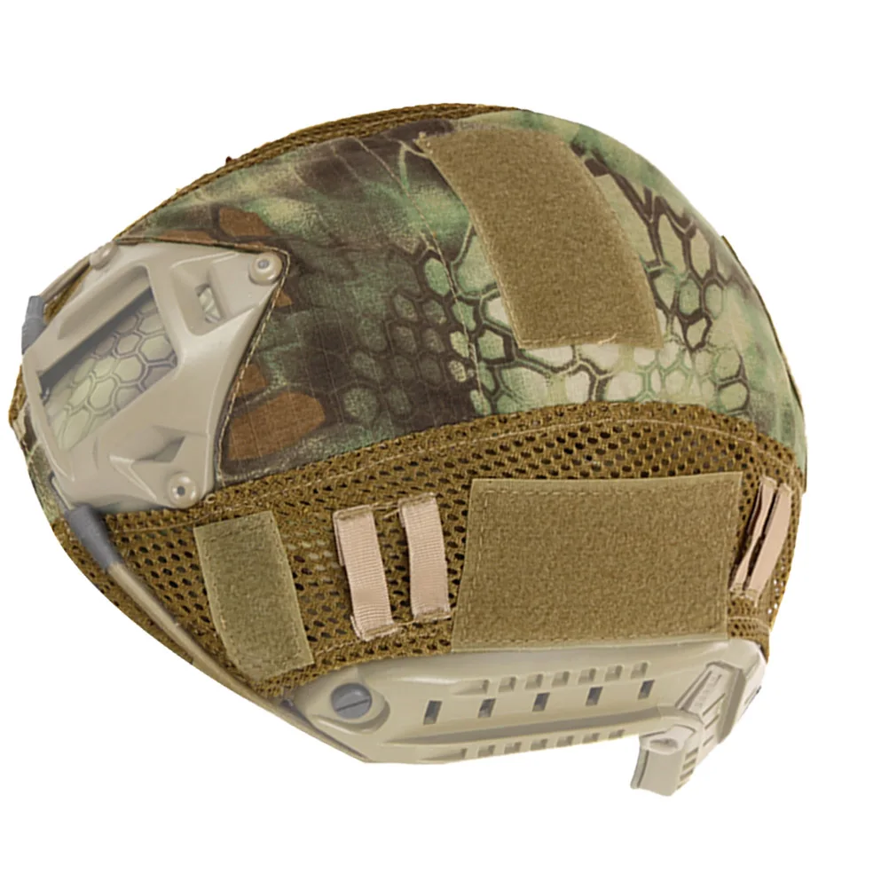 

Camouflage Cover Style Protective Hunting Head Cover Wear Resistant Durable Buckle System Adjust