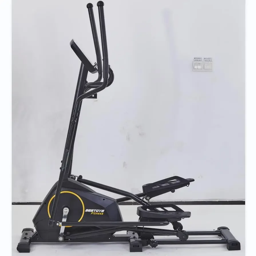 Factory Direct Sale Manual Adjustable Magnetic Resistance Body Shape Cross Trainer Folding Elliptical Machine Gym Equipment