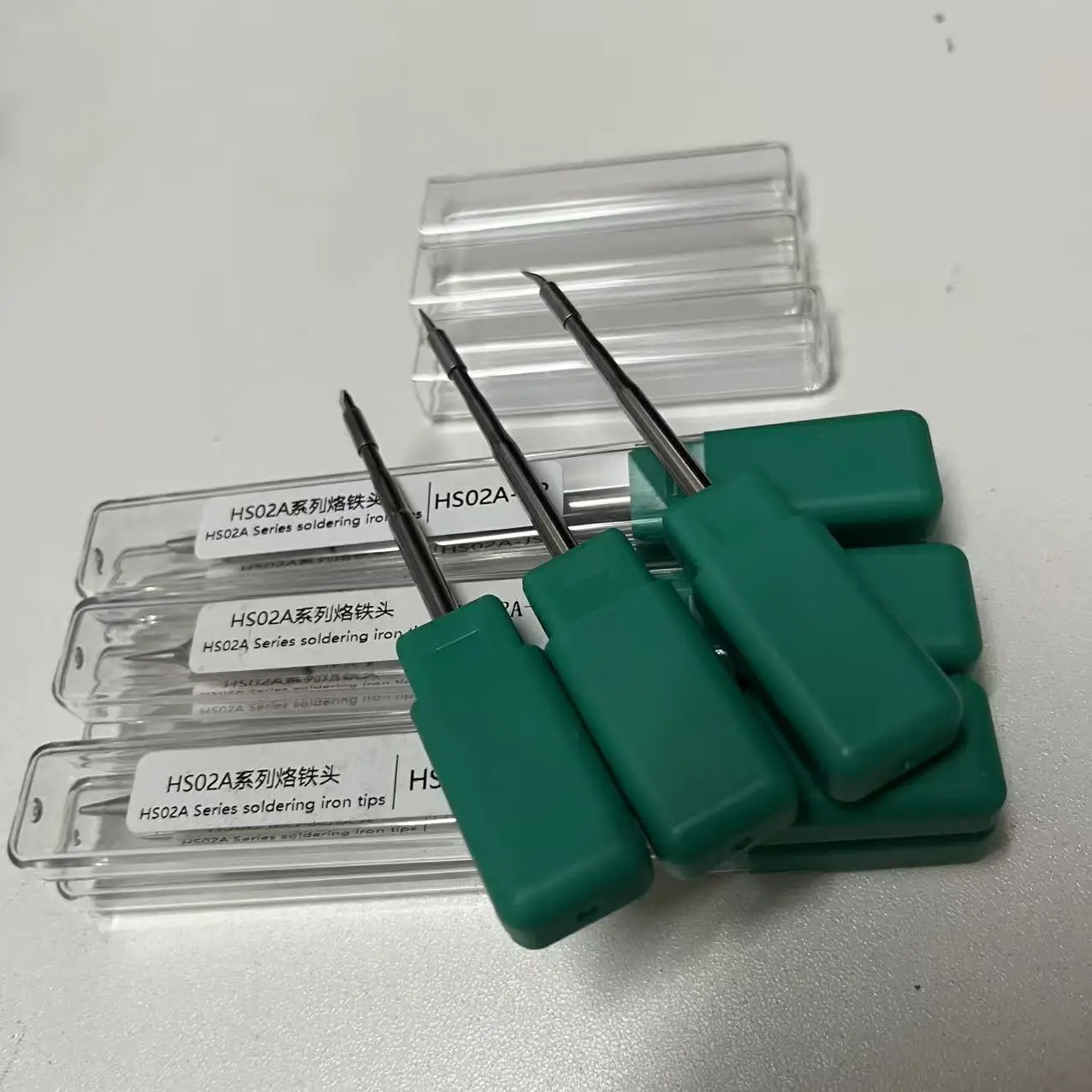 FNIRSI HS-02 Original Soldering Iron Tip Accessories B2 C2 JS I K Ku Replacement Tool Set for HS-02 Soldering Iron
