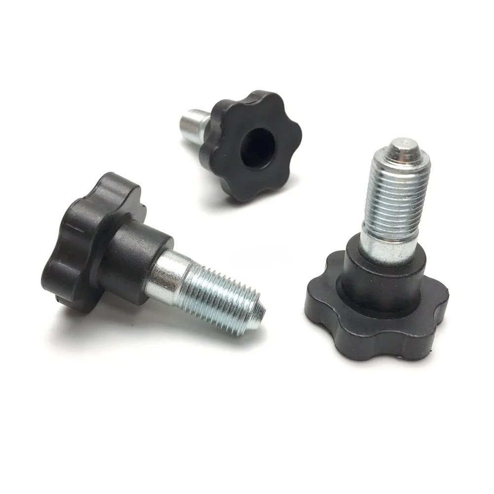 3.9*2.05*1.4cm Treadmill Hand Screw Hex Head Plastic Screw Treadmill Accessory Manual Tightening Easy Installation