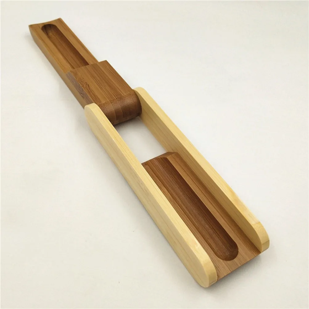 

Bamboo Pen Box Single Slot Eco-Friendly Durable Smooth Surface Pen Case Office Home Supplies Pencil Holder Stationery Box