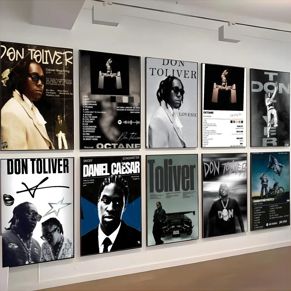 singer rap D-Don Toliver Poster Classic Home Interior Artwork & Stylish Room Decoration