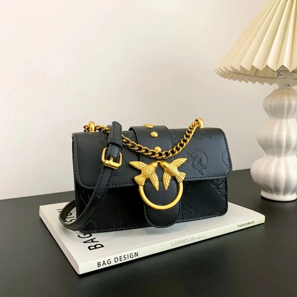 2026 Frühjahr/Sommer Kleiner Vogel Geprägte Unterarm-Schultertasche Neue Casual-Handtasche Ketten-Umhängetasche Geeignet für Frauen.689 – Detail 6