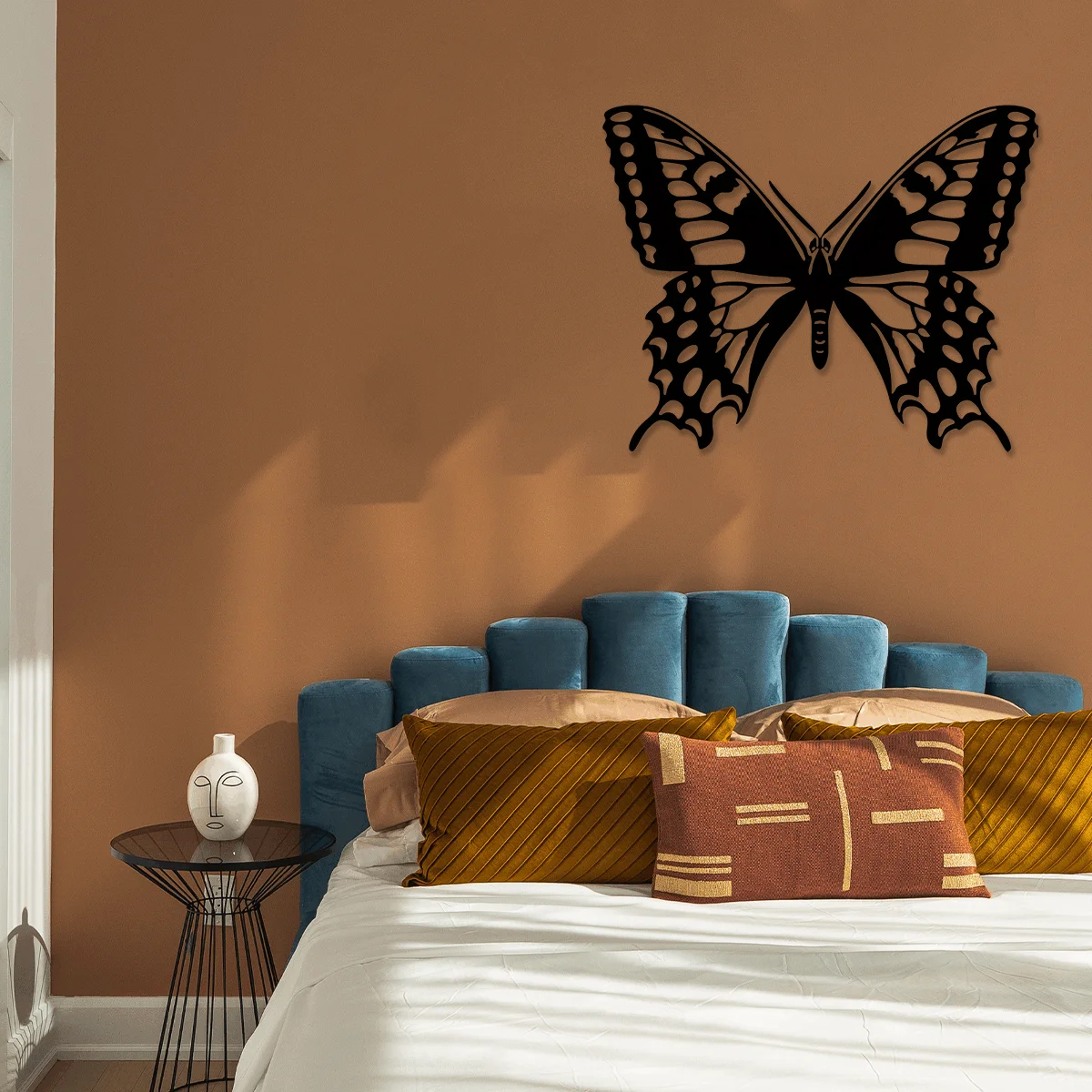 

Creative Butterfly Iron Crafts Indoor Wall Mounted Decoration Great for Living Room Bedroom Hallway Outdoor Wall Decoration wall