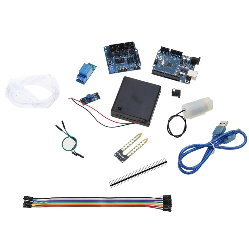 SQPP-Automatic Irrigation System Self Watering DIY Kit Garden Greenhouse Flower Water Pump Soil Moisture Sensor Relay Module