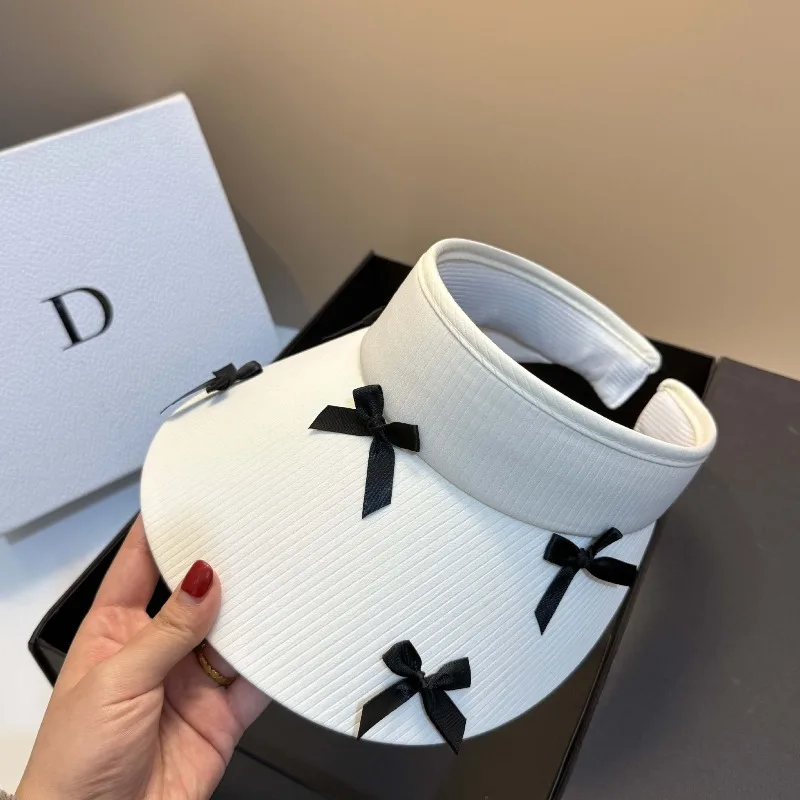 

​​2025 Wide Brim Visor Hat Women 3D Bowknot UPF50+ Quick-Dry Running Beach Sun Hat Lightweight Adjustable Free Shipping​​
