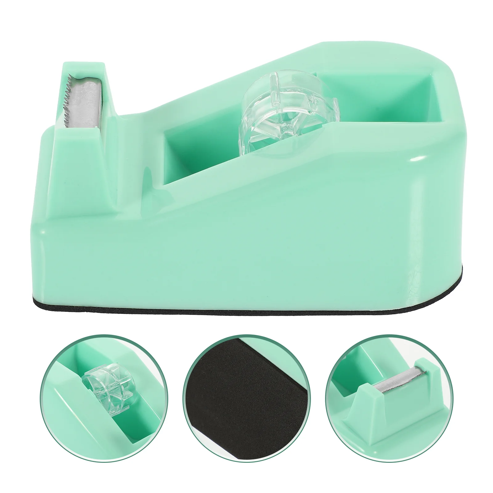 

Macaron Color Small Tape Holder Desktop Office Machine Packaging (mint Green) Dispenser Desks Cute Dispensers