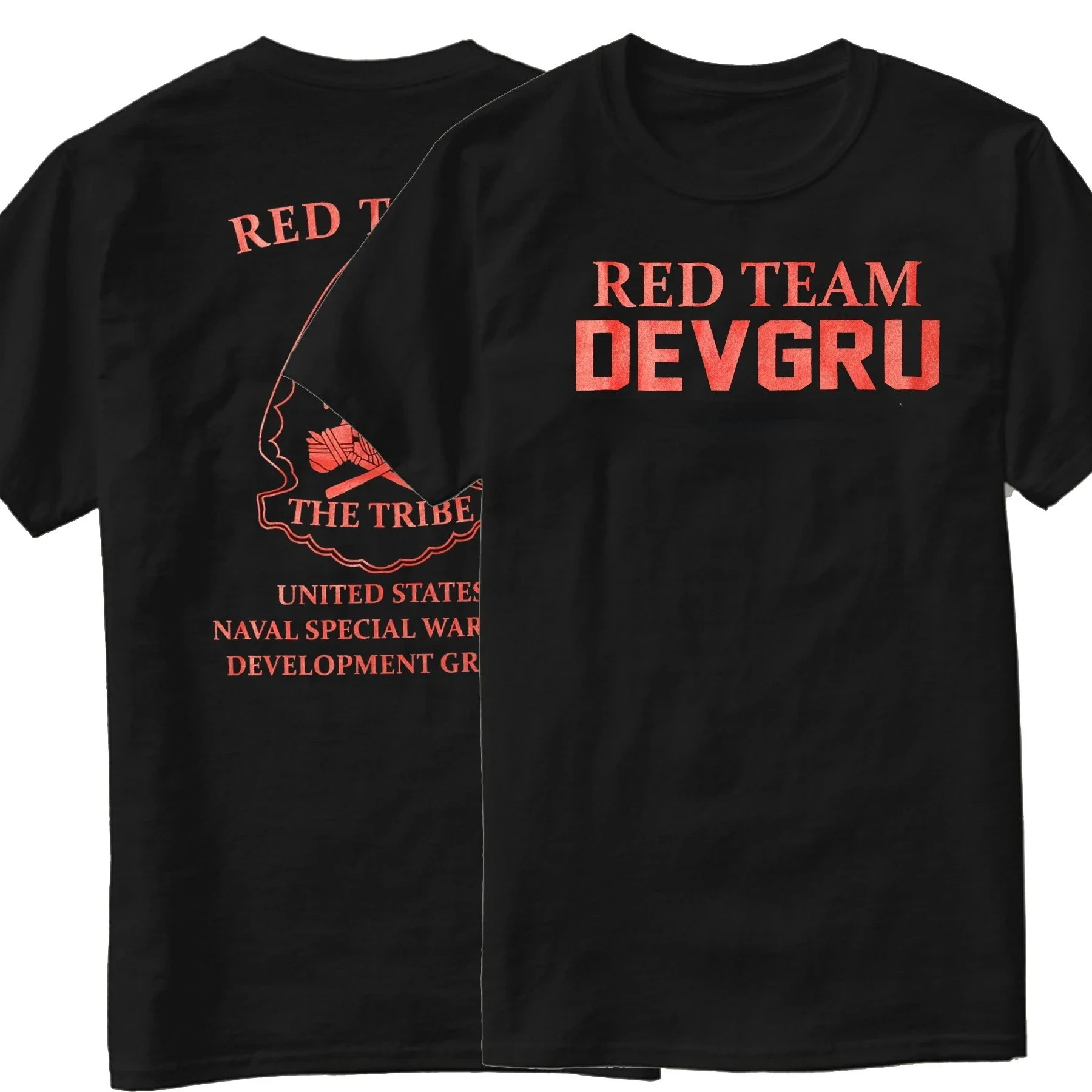 Naval Seals NSWDG Seal Team 6 The Tribe Red Squad T-Shirt O-Neck Short Sleeve Summer Casual Mens