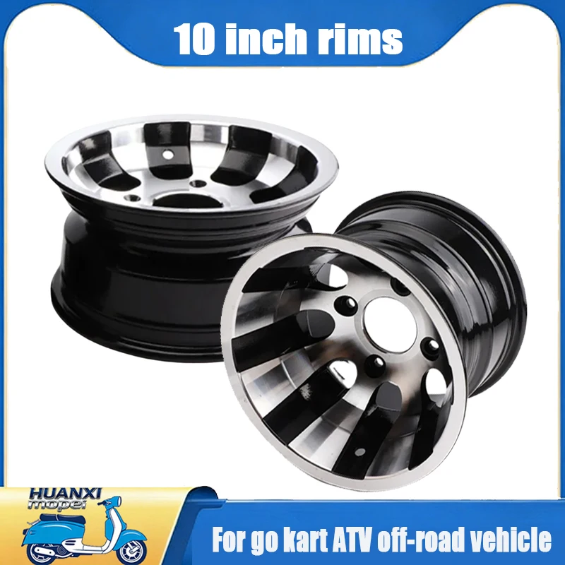 

10-дюймовые колеса из алюминиевого сплава, подходят для картингов, квадроциклов и внедорожников с 10-дюймовыми шинами.